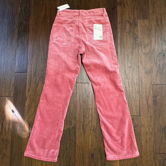 Pilcro NWT Women's The YAYA Mid-Rise Corduroy Crop Flare Jeans Size 25 $148 - Picture 13 of 13